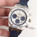 Perfect Replica New Audemars Piguet Royal Oak Blue Rubber Strap Swiss 7750 Watch 
